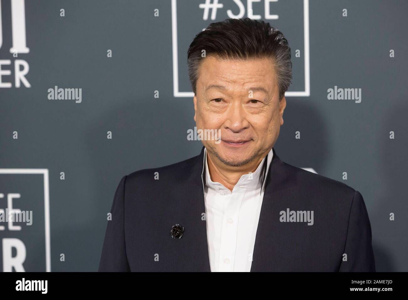 TZI Ma nimmt am 12. Januar 2020 an den 25th Annual Critics' Choice Awards im Barker Hangar in Santa Monica, Los Angeles, Kalifornien, USA, Anteil. Weltweite Verwendung Stockfoto