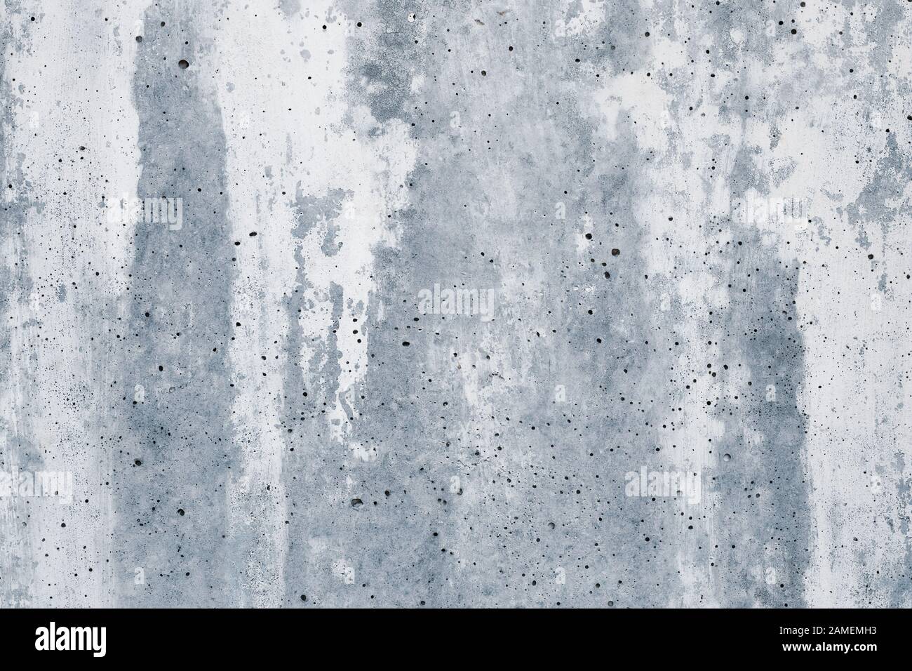 Vintage graue Zementstruktur. Weiße Farbe auf Betonwand. Papierhintergrund. Alte schmutzige Kulisse. Grunge graue Steinoberfläche. Leerer Speicherplatz. Abstrakte Kunst Stockfoto