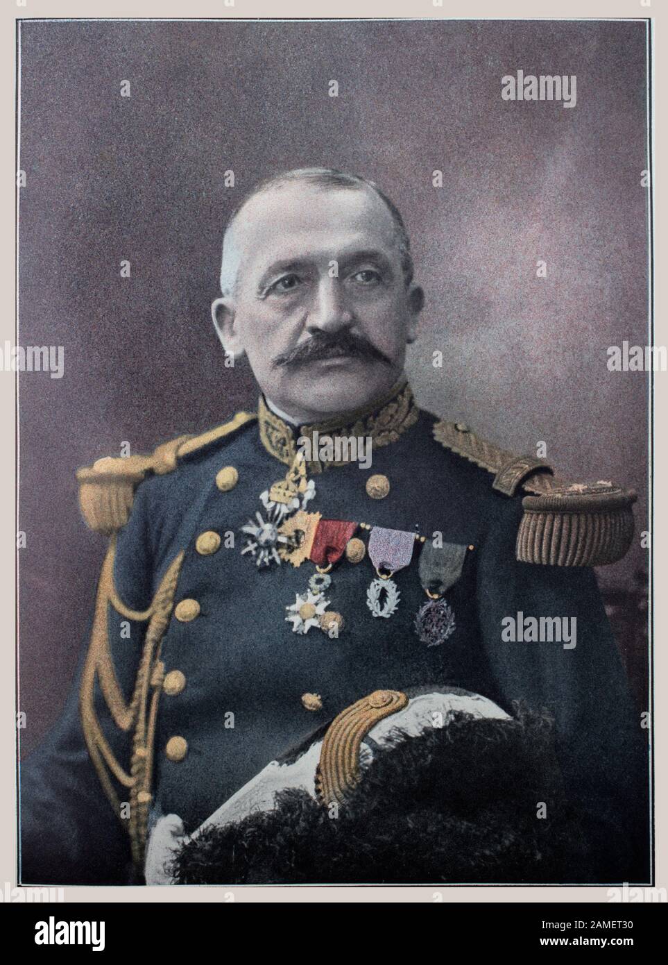 Paul Andre Marie Maistre (1858-1922) war ein französischer General, Kommandeur der 6. Und der 10. Französischen Armeen während des ersten Weltkriegs In der Endphase Stockfoto