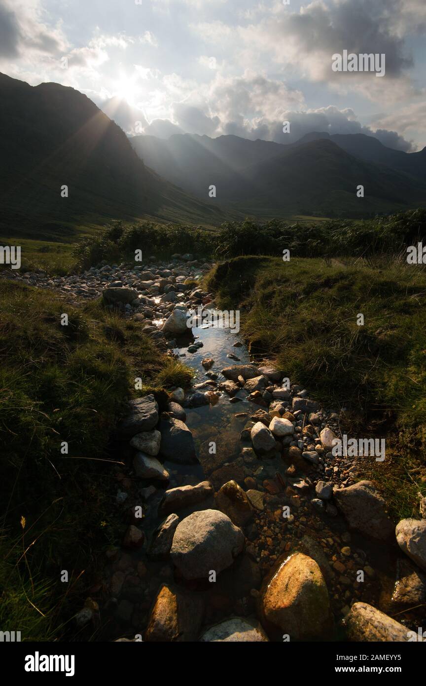 Langdale Valley, Der Lake District Stockfoto