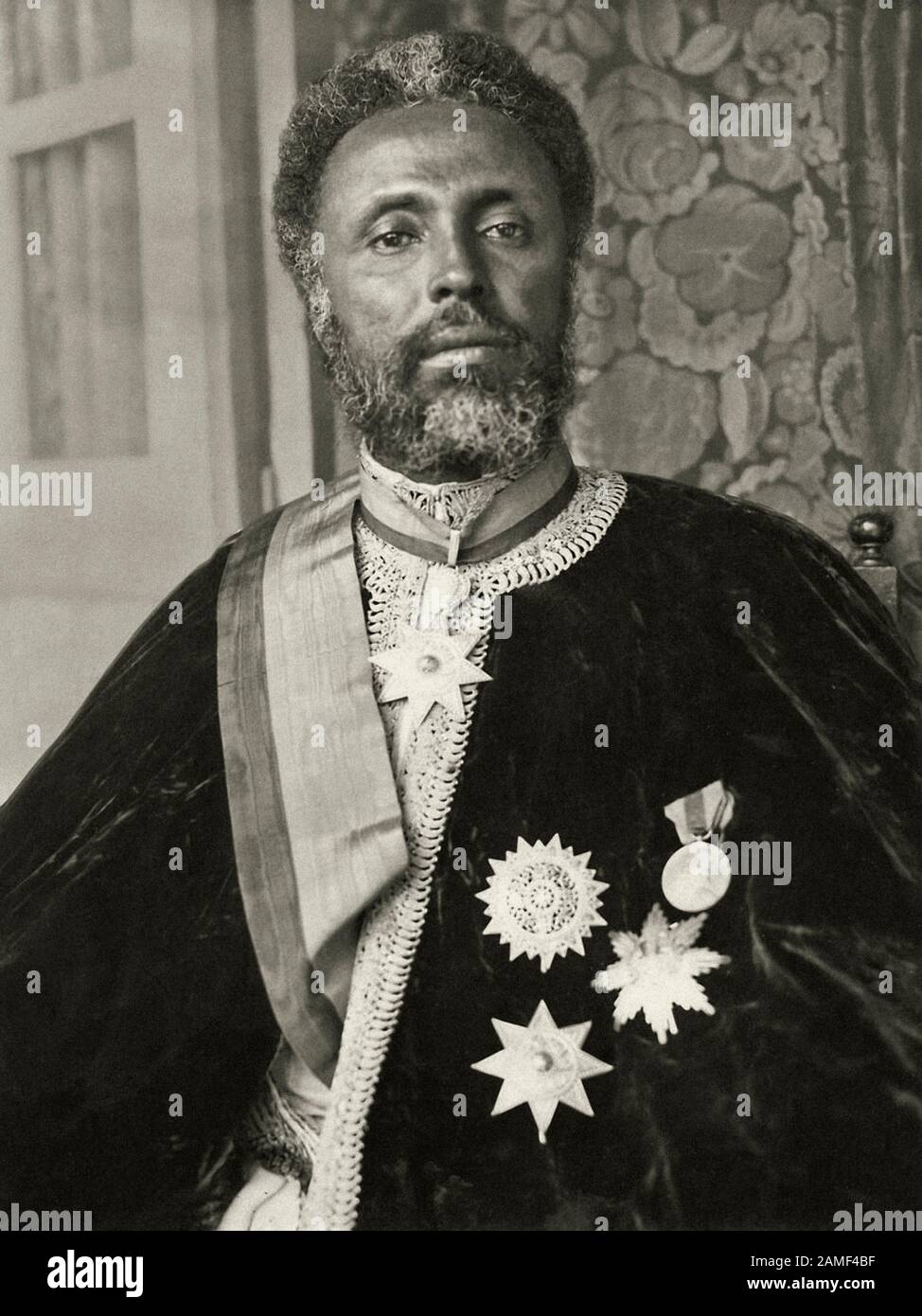 RAS Betwoded Mekonnen Endelkachews (16. Februar 1890 - 27. Februar 1963)[1] war ein äthiopischer Aristokrat und Premierminister unter Kaiser Haile Selassie Stockfoto