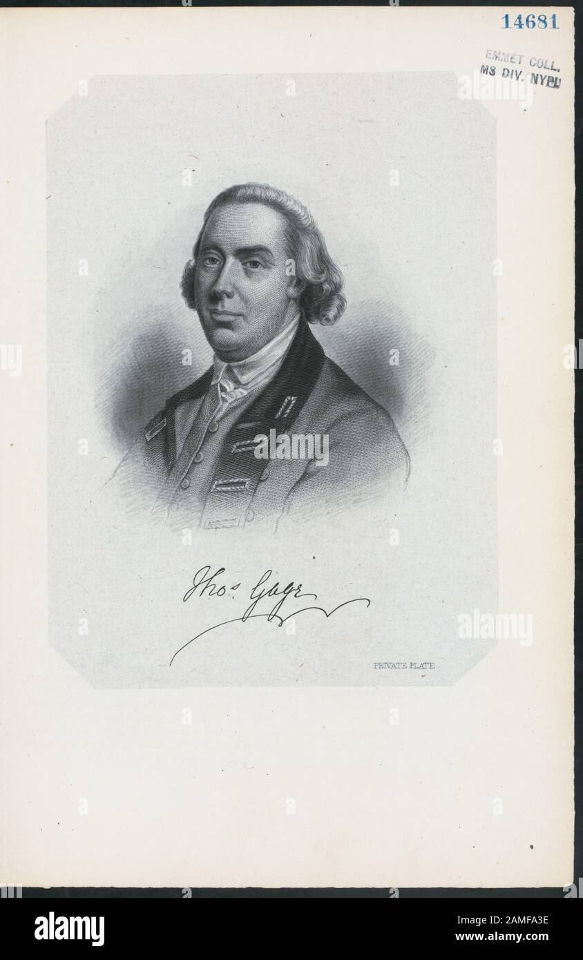 Thos Gage EM14681; Thos. Gage Stockfoto