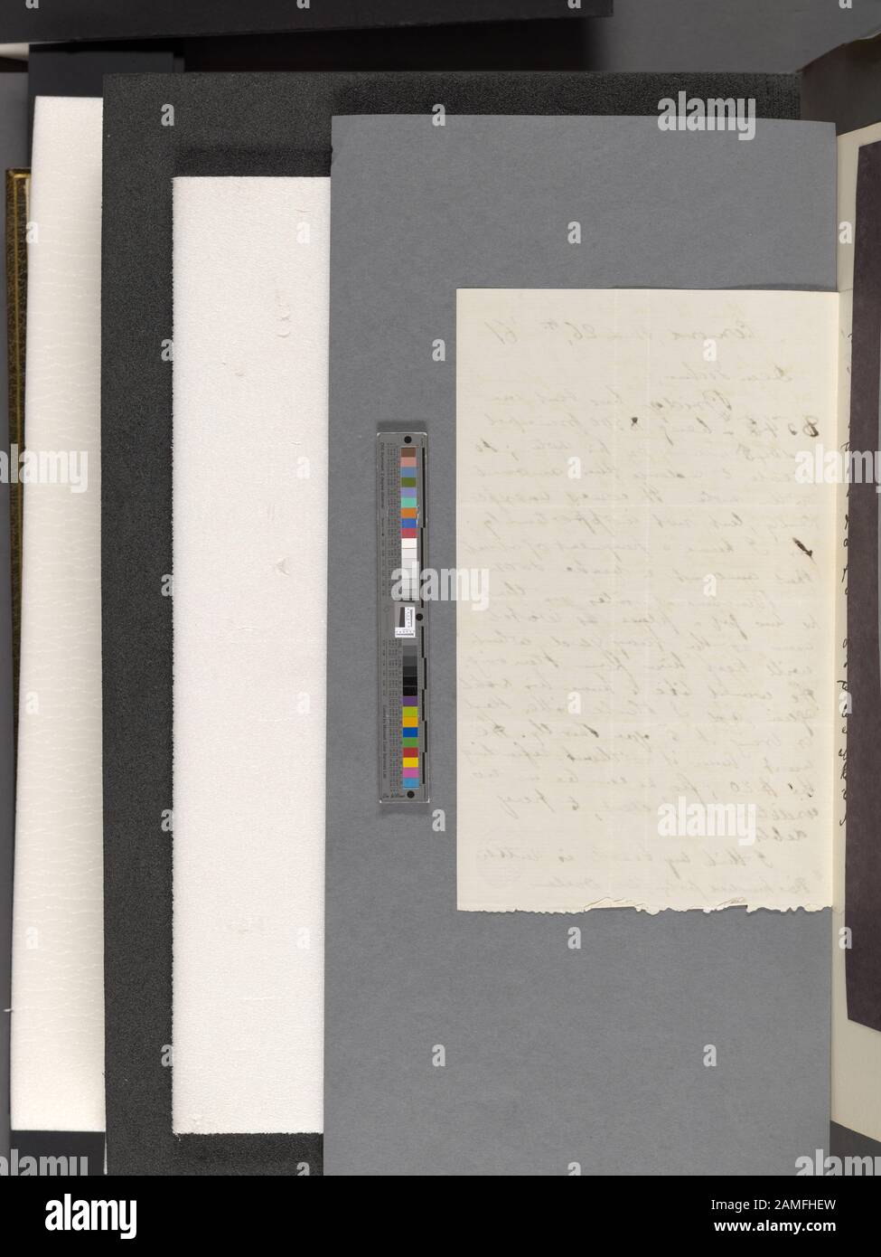 Ticknor, (William D), als bis 26. Mai 1861 Wurde Die Digitalisierung durch ein Leitgeschenk der Polonsky-Stiftung ermöglicht. Citation/Reference: Centenary Edition, XVIII, The Letters 1857-1864, S.382, #1160.; Ticknor, [William D.], als to. Mai 1861. Stockfoto