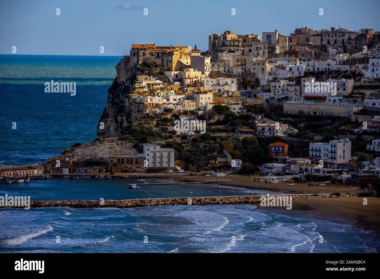 Peschici, Provinz Foggia, italien Stockfoto