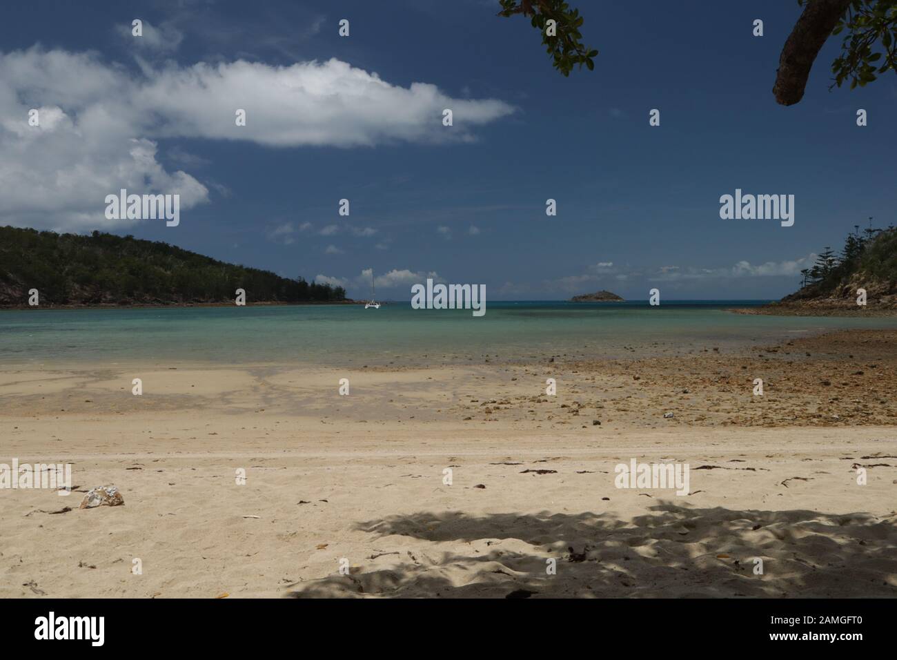 Hamilton Island, ein Paradies auf der Whitsunday Island Stockfoto