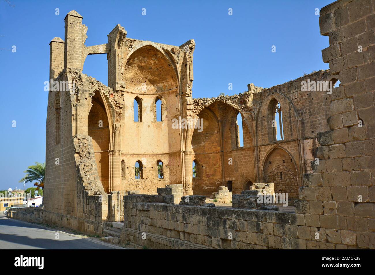 Zypern, Famagusta alias Gazimagusa, Kirche des heiligen Georg der Griechen Stockfoto