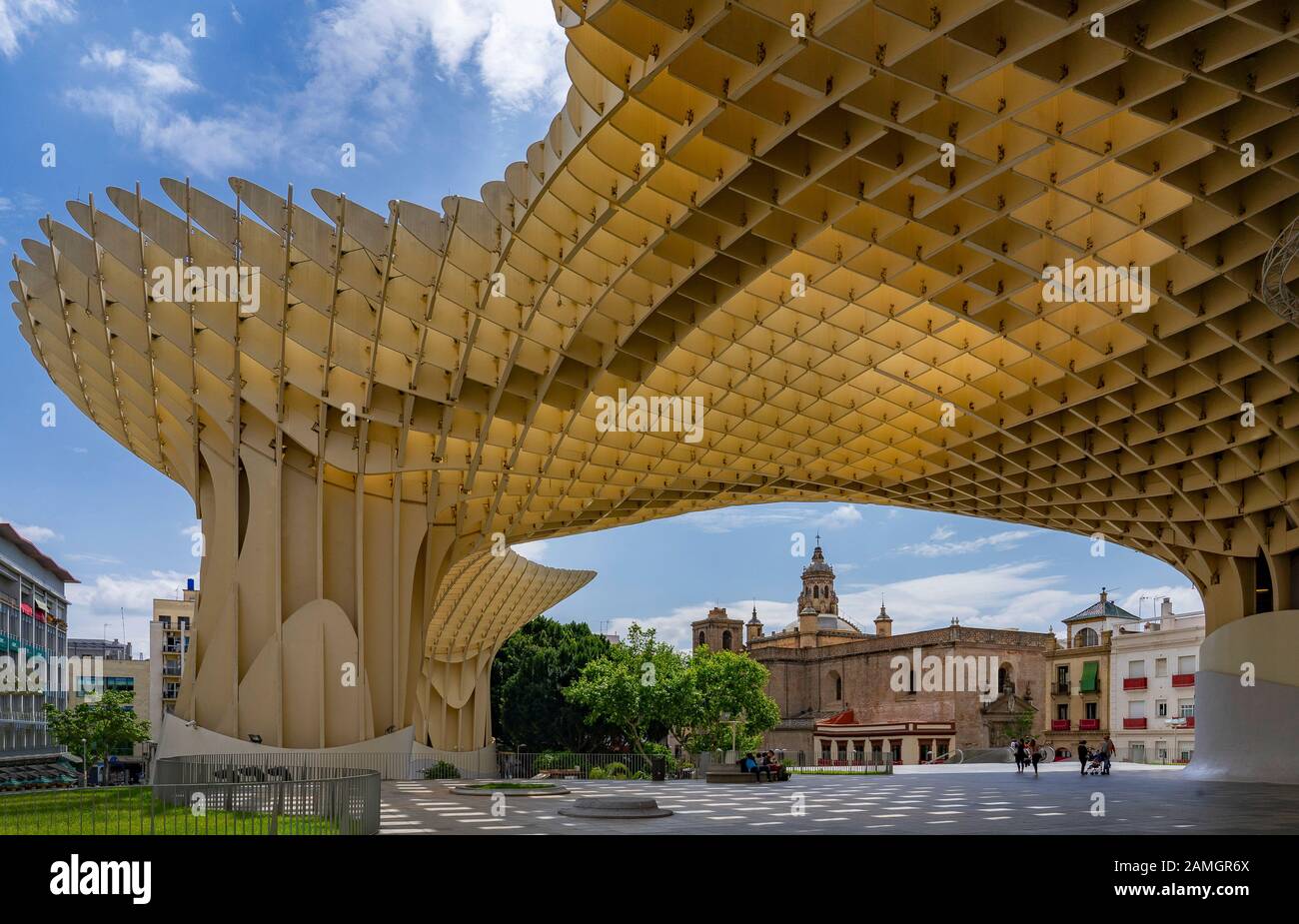 Metropol Parasol in Menschwerdung Square, Sevilla, Andalusien, Spanien Stockfoto