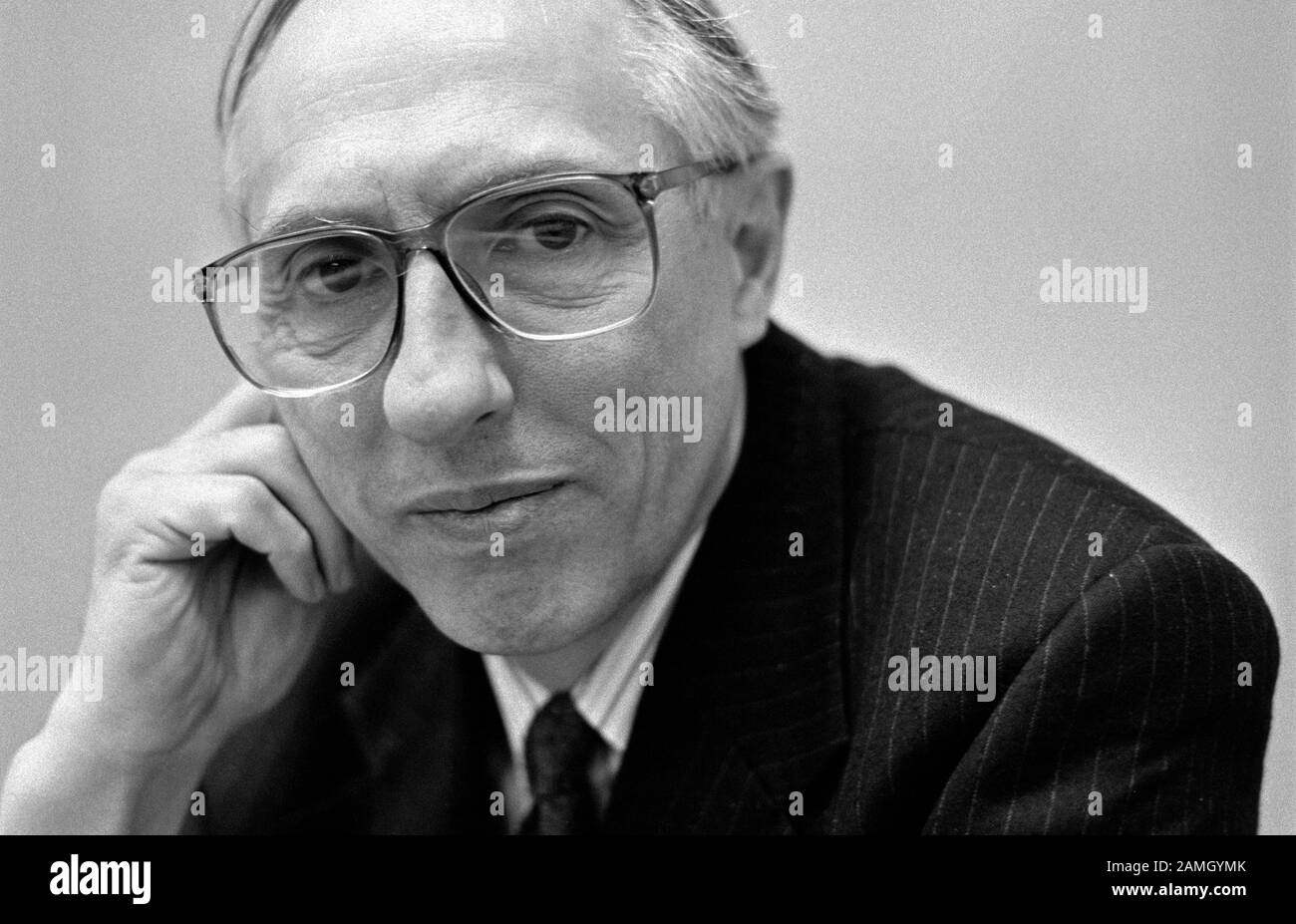 Donald Dewar, Politiker, Führer der schottischen Labour-Partei und erster Minister Schottlands. Stockfoto