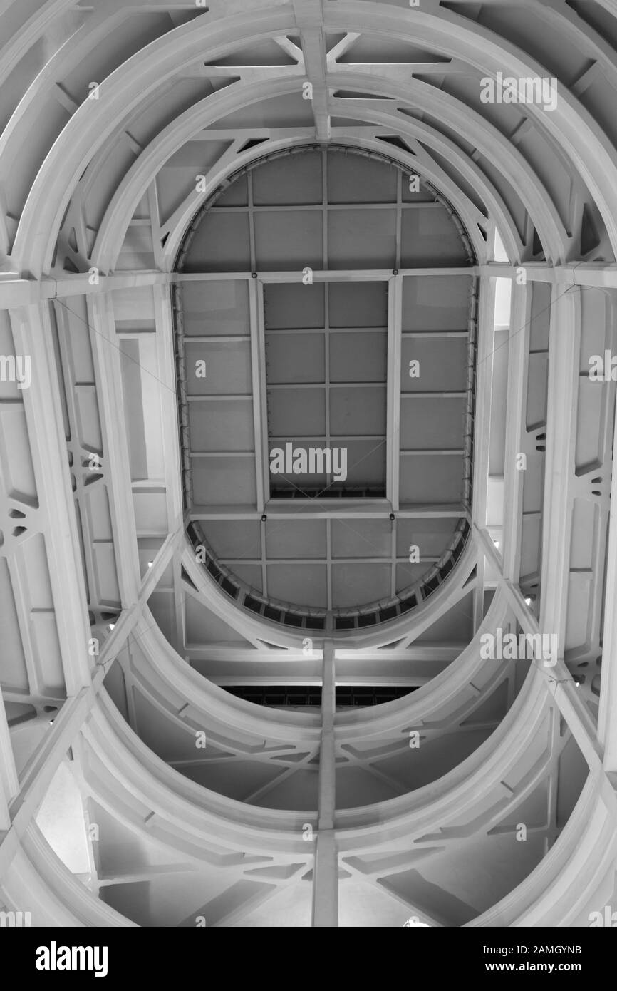 Inneneinrichtung der Lingotto Fabrik in Turin Stockfoto