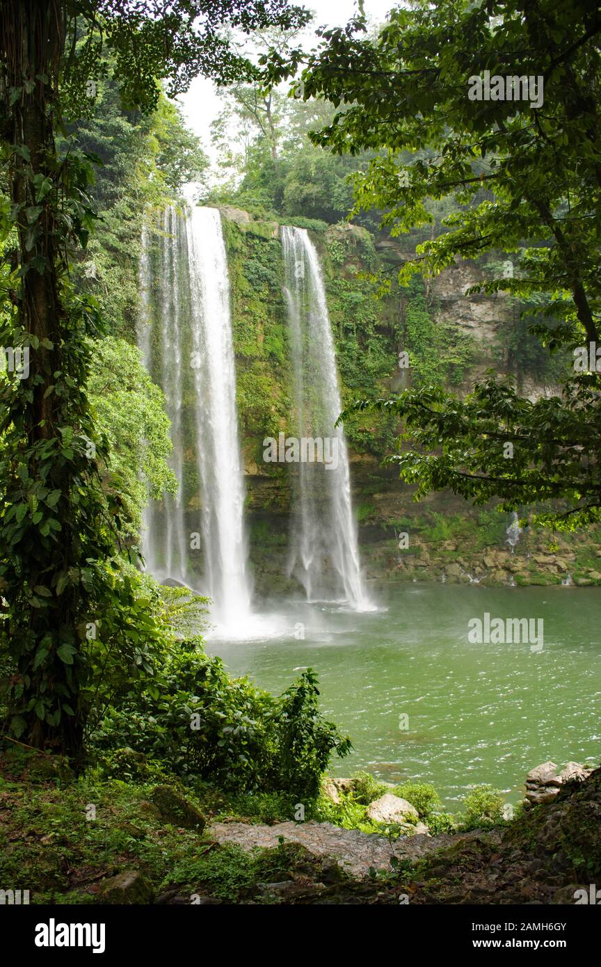 Cascada de Misol-Há bei Salto de Agua, Mexiko Stockfoto
