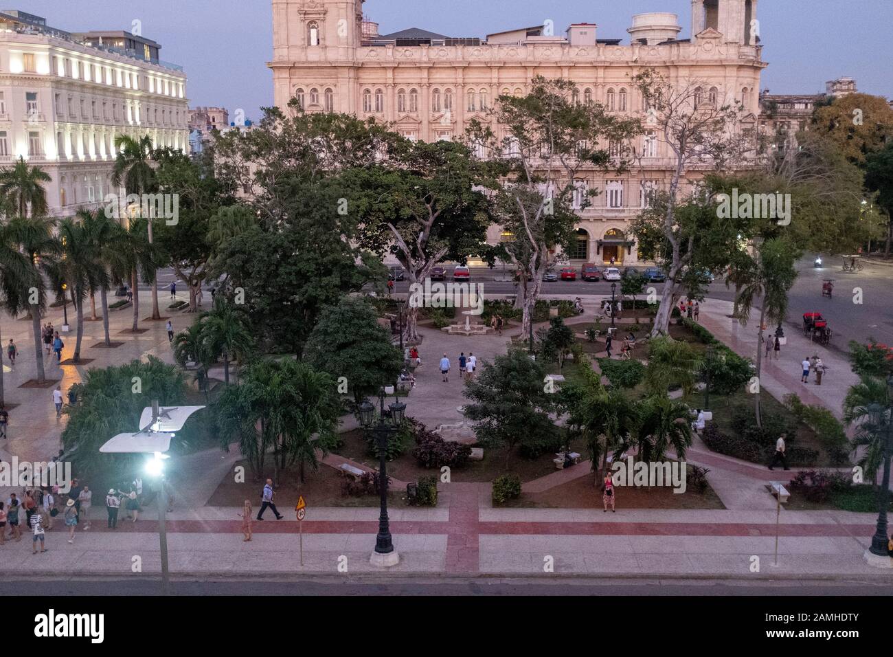 Parque Central, Havanna, Kuba. Stockfoto