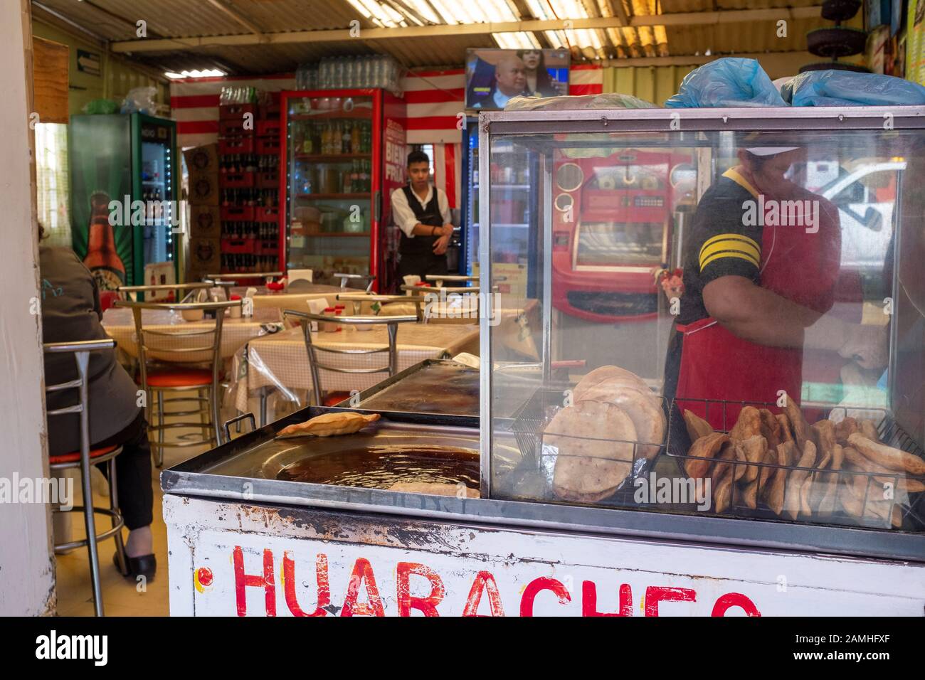 Huaraches, Mexiko-Stadt. Stockfoto