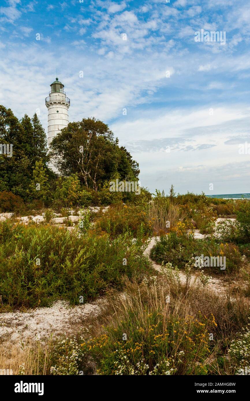 Cana Island Lighthouse Stockfoto