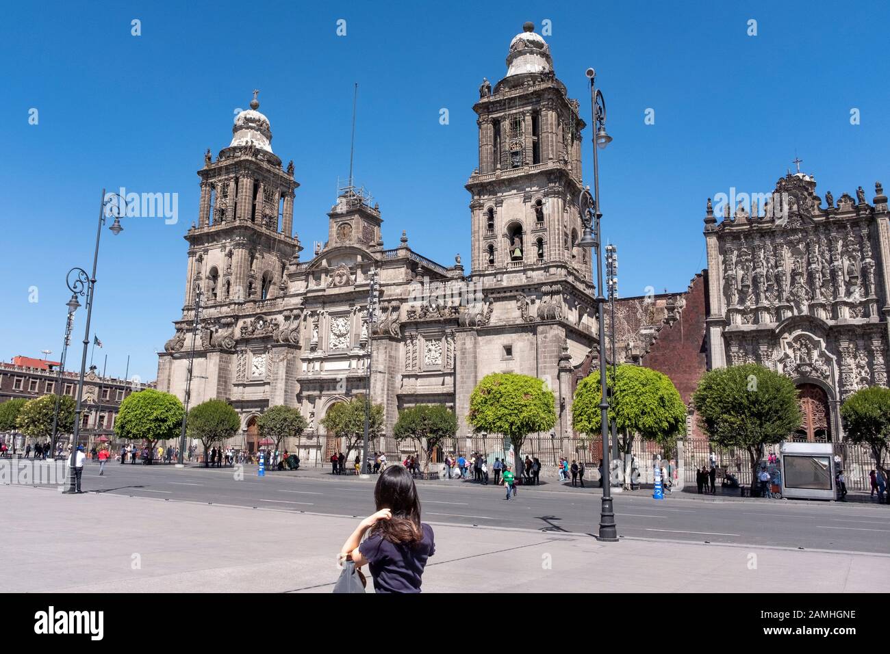 Zócalo, México City. Stockfoto