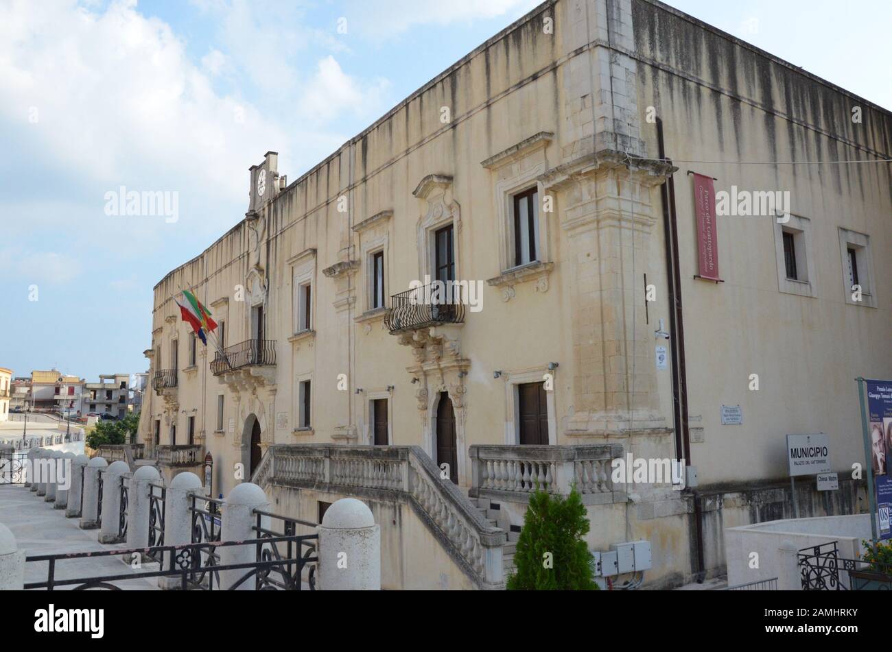 Santa Margherita del Belice, Sizilien - Gattopardo Palace Stockfoto