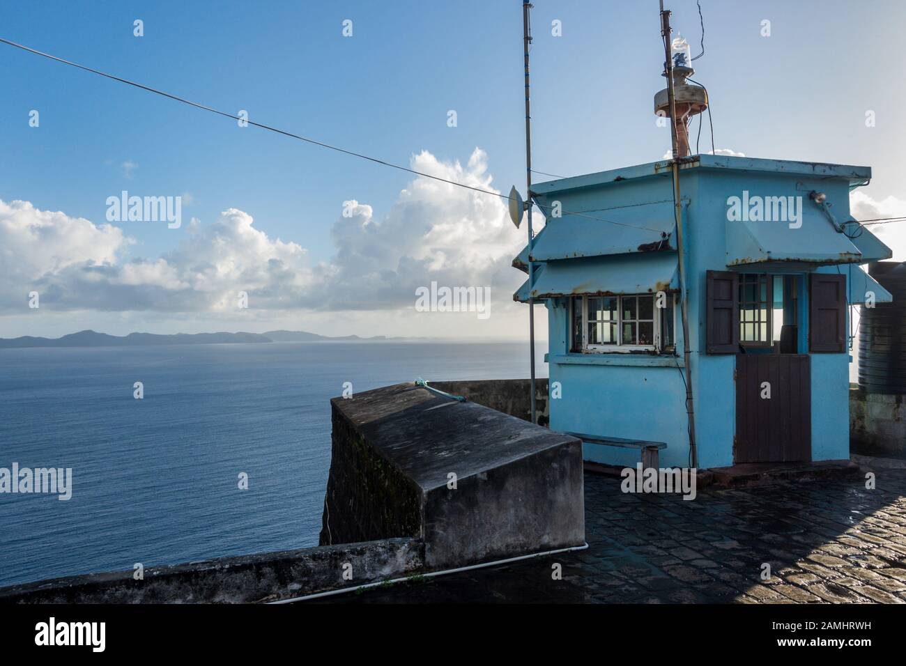 Fort Charlotte Light Lighthouse, Kingstown, Saint Vincent und die Grenadinen, West Indies, Karibik. Stockfoto