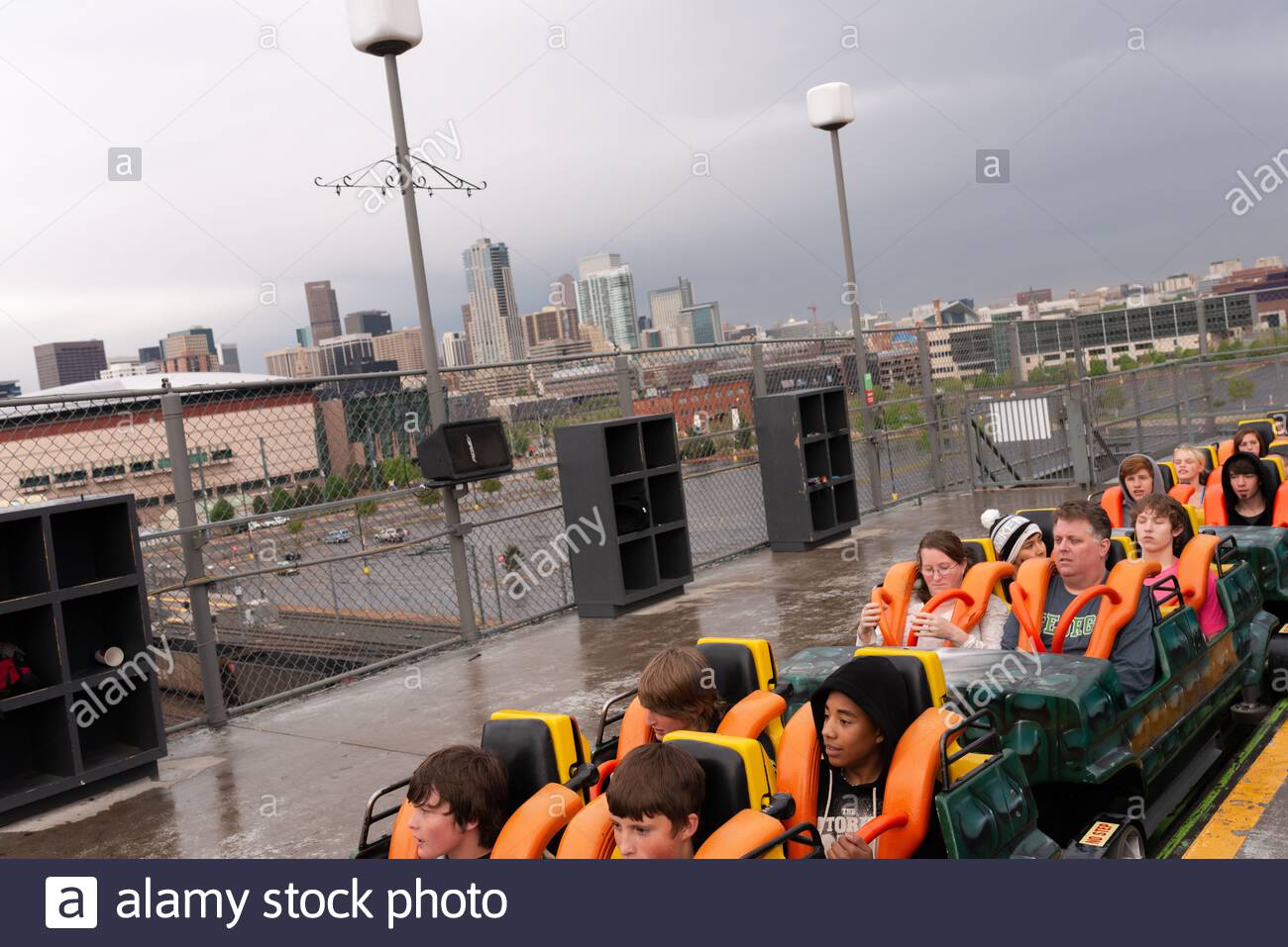 Elitch Gardens Amusement Park Stockfotos Elitch Gardens