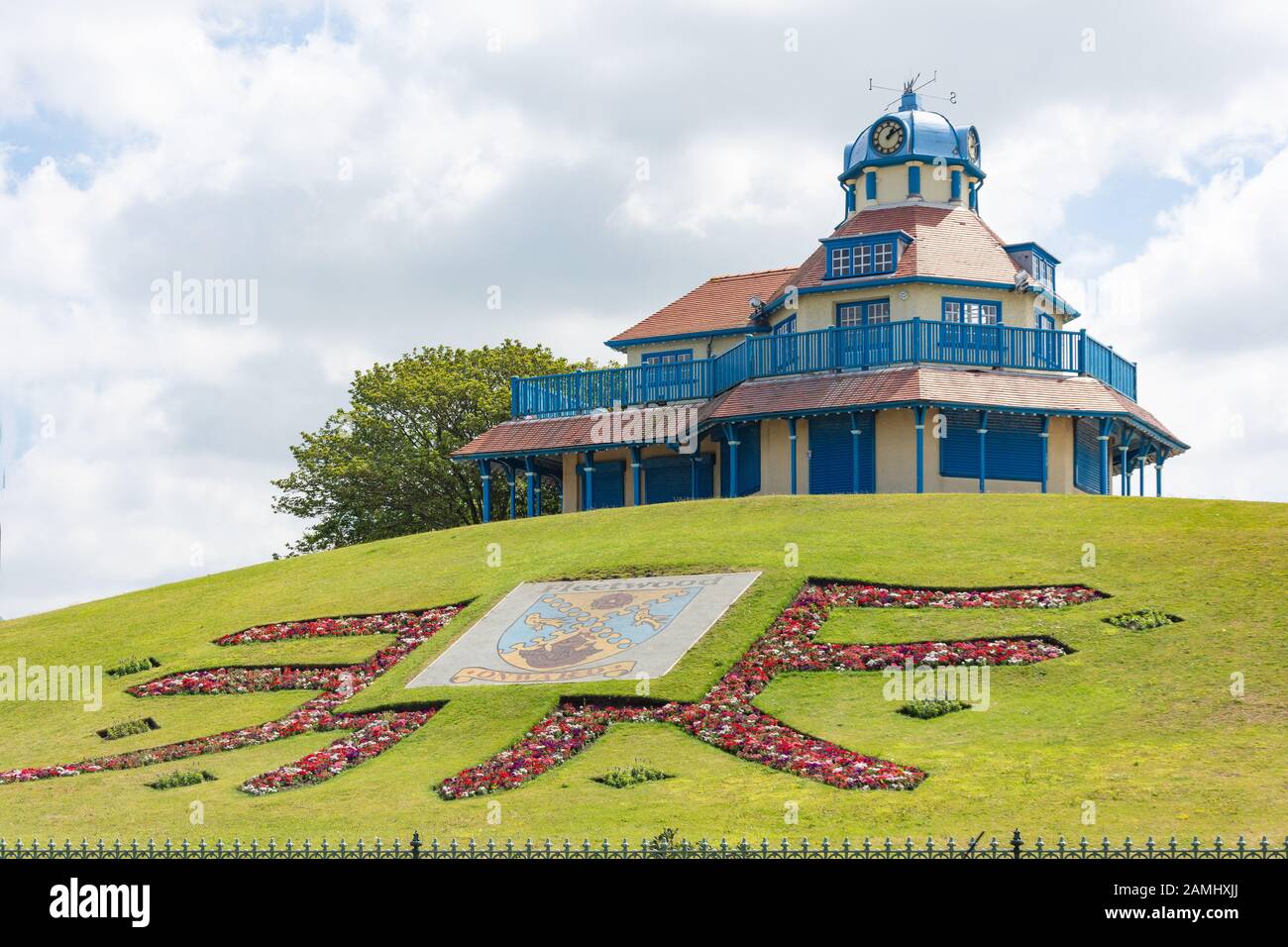 The Mount Pavilion, The Esplanade, Fleetwood, Lancashire, England, Großbritannien Stockfoto