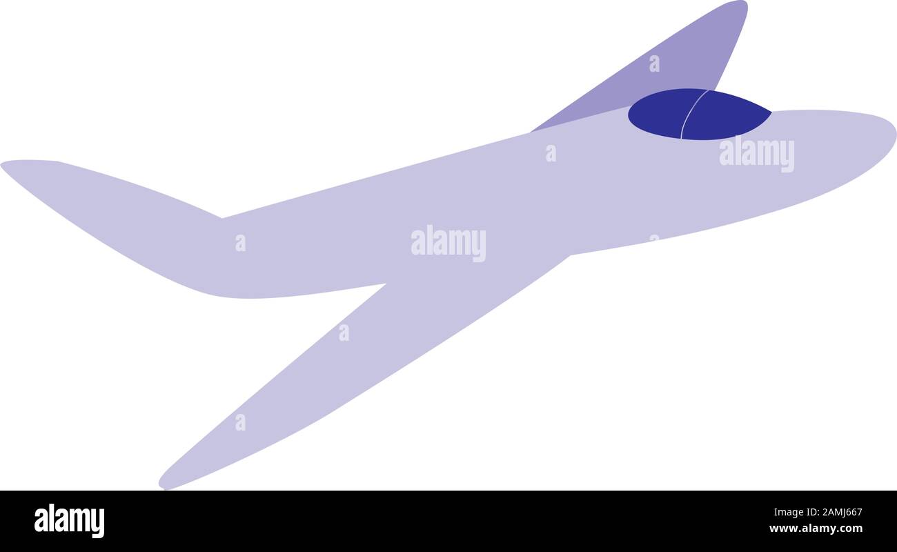 Air Force Plane auf weißem Hintergrund Vektorgrafiken Stock Vektor