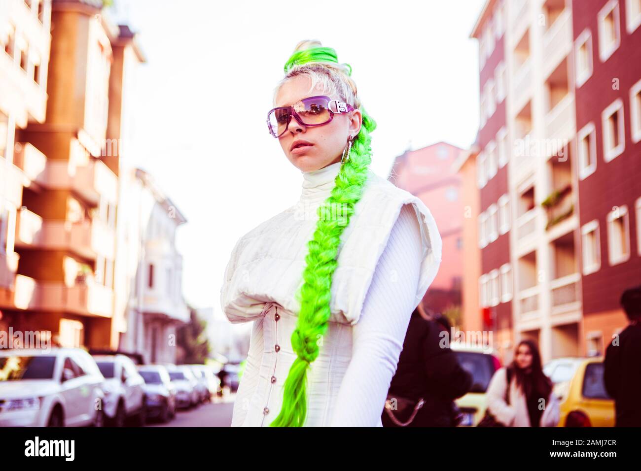 Milano Fashion Week Stockfoto