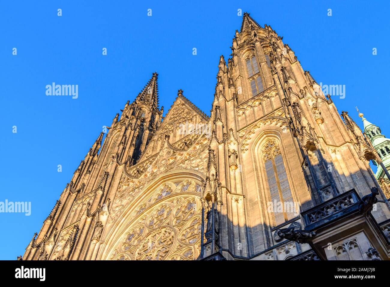 Veitsdom (Katedrála Sv. Víta), Prag, Tschechien Stockfoto