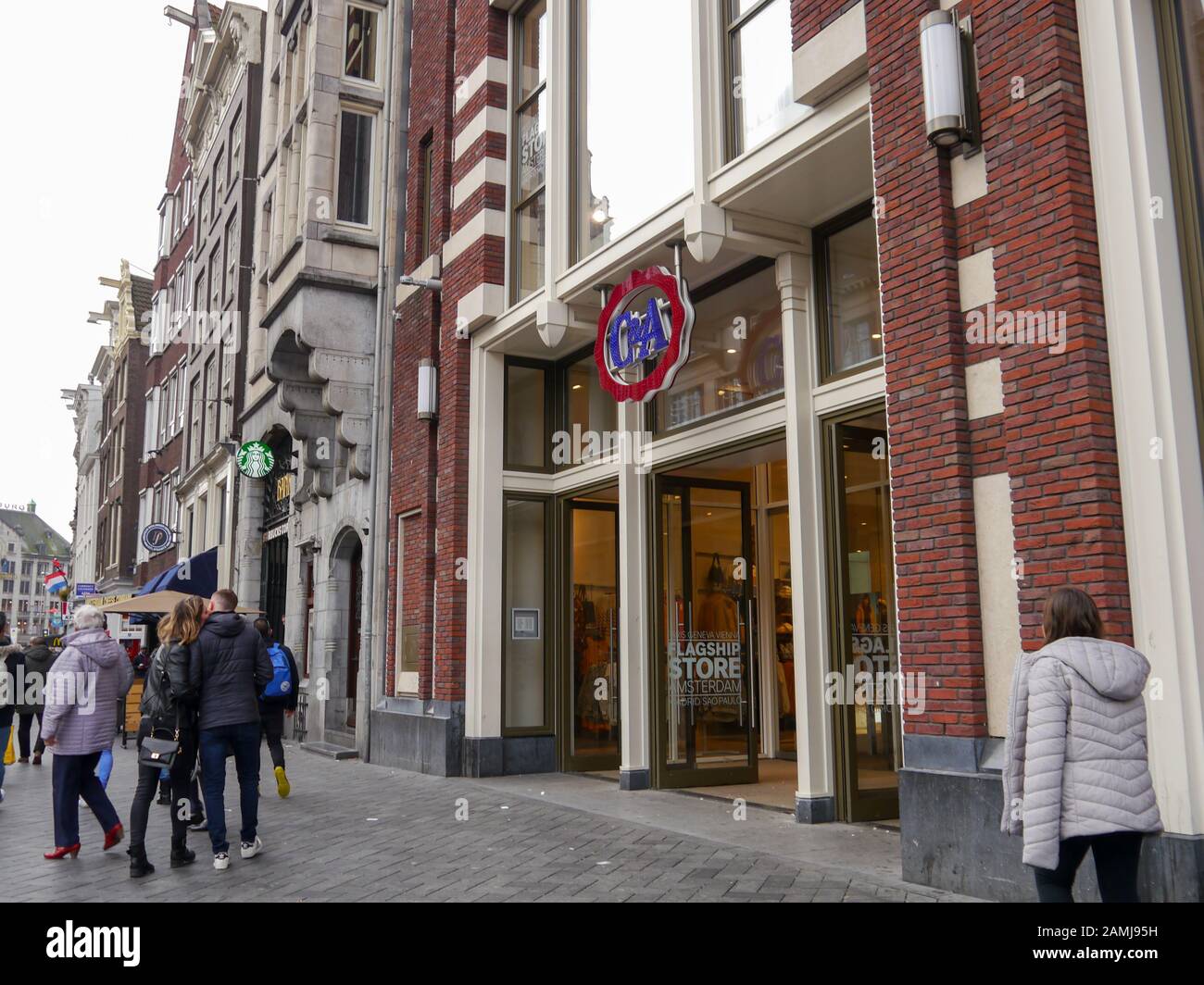 Ein C & A-Geschäft in Amsterdam, Niederlande Stockfoto