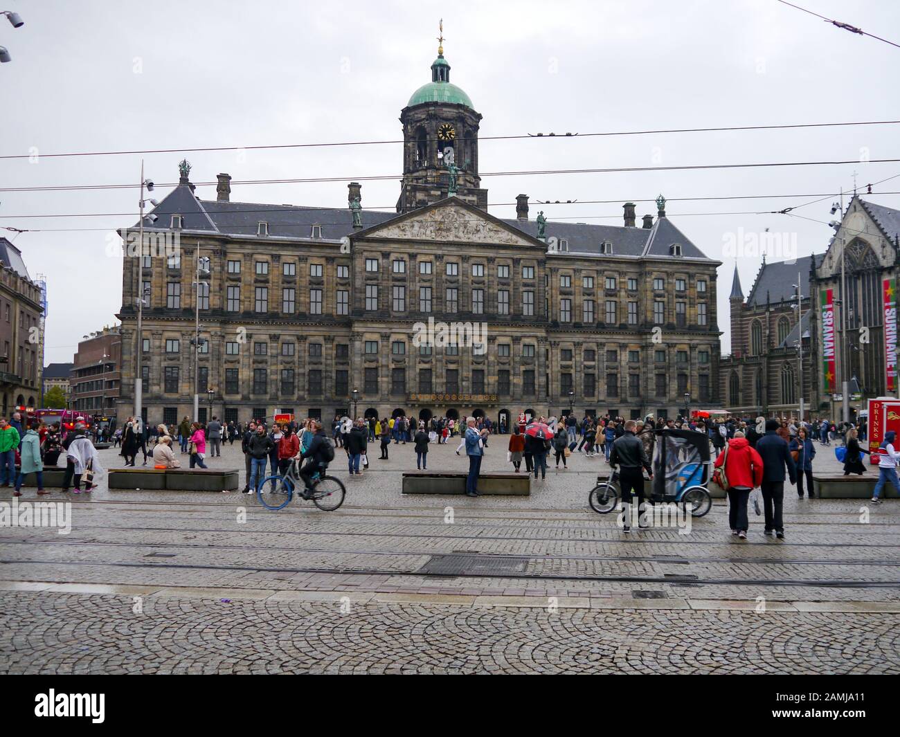 Der Königspalast von Amsterdam am Dam Platz in Amsterdam, Niederlande Stockfoto