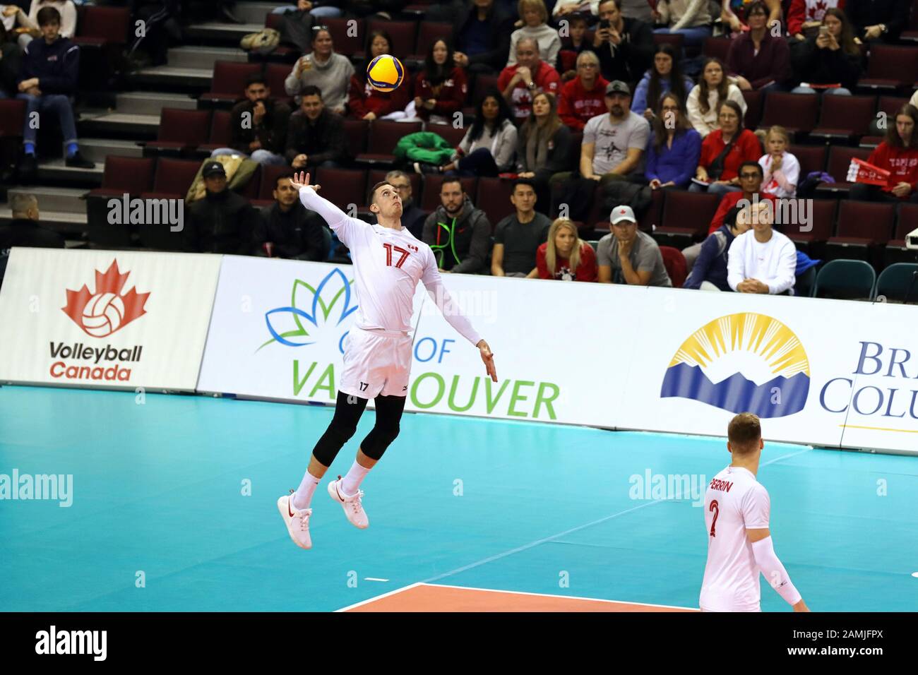 TEAM Canada Senior Herren indoor Volleyball Stockfoto