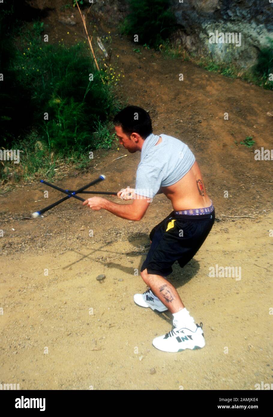 Los Angeles, Kalifornien, USA 19. Mai 1995 (Exklusiver) Schauspieler David Faustino posiert bei einem Fotoshooting am 19. Mai 1995 in Los Angeles, Kalifornien, USA. Foto von Barry King/Alamy Stock Photo Stockfoto