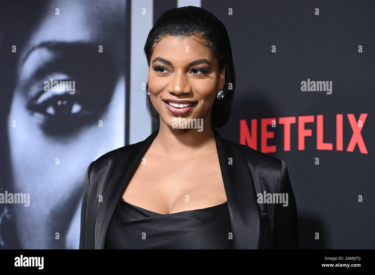 New York, USA. Januar 2020. Taylor Rooks besucht Tyler Perrys "A Fall From Grace" New Yorker Premiere Screening im Metrograph in New York, NY, 13. Januar 2020. (Foto von Anthony Behar/Sipa USA) Credit: SIPA USA/Alamy Live News Stockfoto