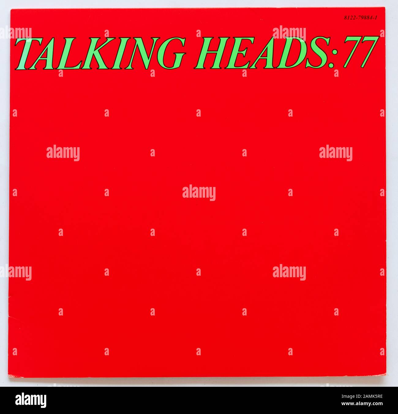 Das Cover von 77, 1977 Album von Talking Heads On Sire - nur für redaktionelle Verwendung Stockfoto