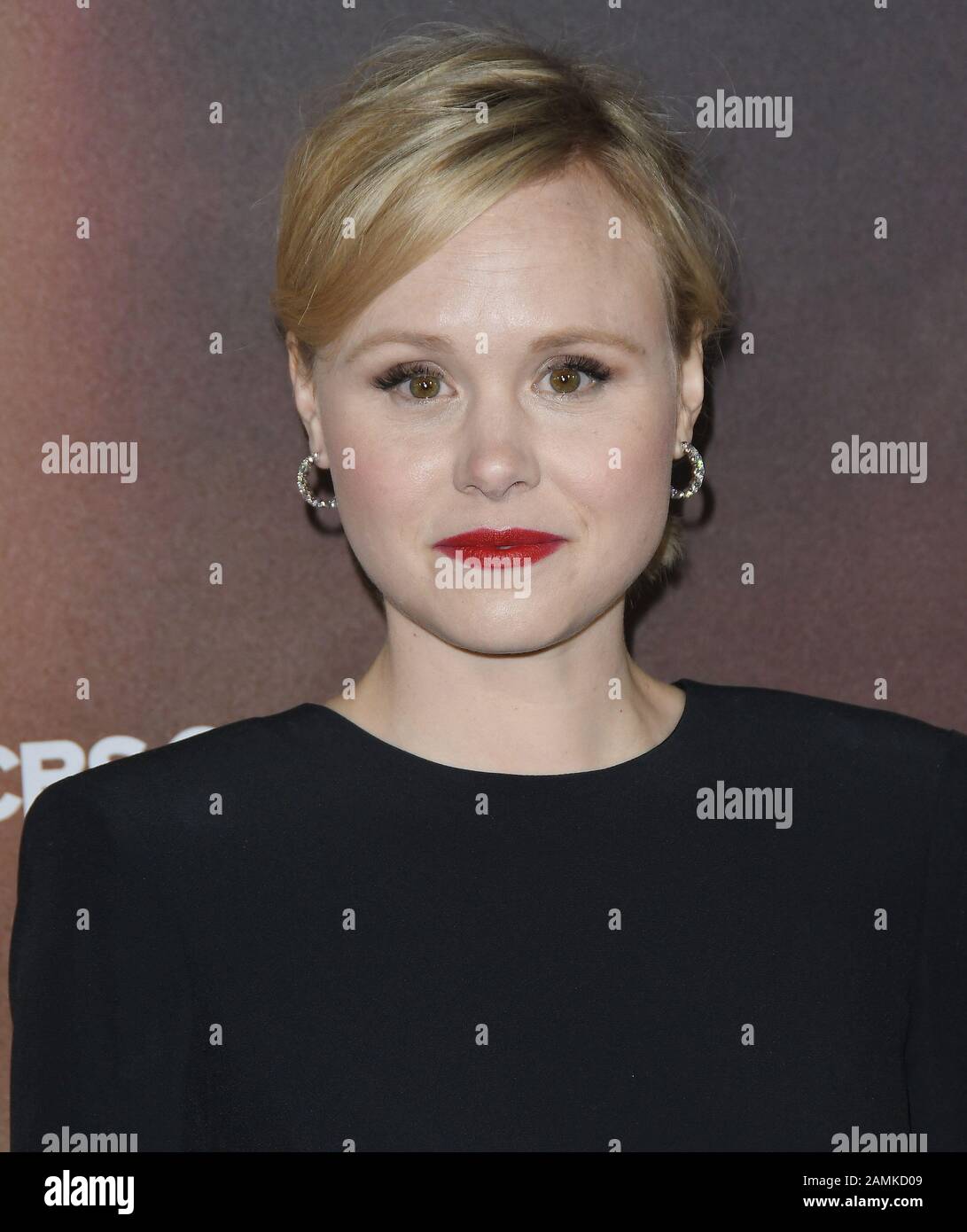 Los Angeles, USA. Januar 2020. Alison Pill kommt am Montag, 13. Januar 2020, zum STAR TREK PICARD Premiere von CBS All Access im ArcLight Cinerama Dome in Hollywood, Kalifornien. (Foto Von Sthanlee B. Mirador/Sipa USA) Kredit: SIPA USA/Alamy Live News Stockfoto