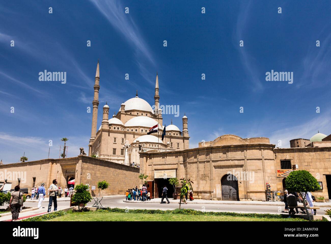 Muhammad Ali Moschee, Moschee des Mohammed Ali, in der Zitadelle von Kairo, islamischen Raum, Kairo, Ägypten, Nordafrika, Afrika Stockfoto