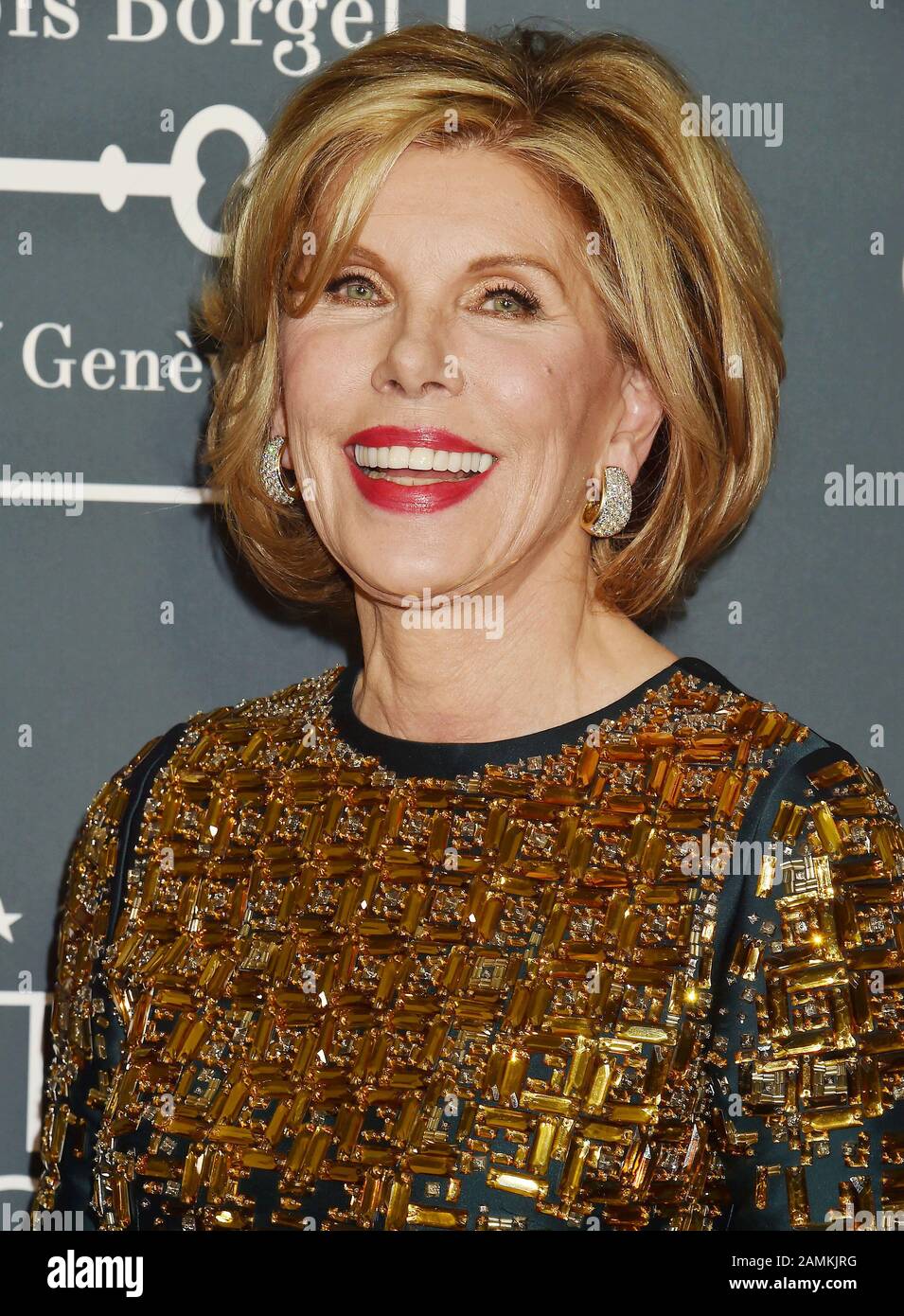 Santa MONICA, CA - 12. JANUAR: Christine Baranski nimmt am 12. Januar 2020 in Santa Monica, Kalifornien, an den 25th Annual Critics' Choice Awards im Barker Hangar. Stockfoto