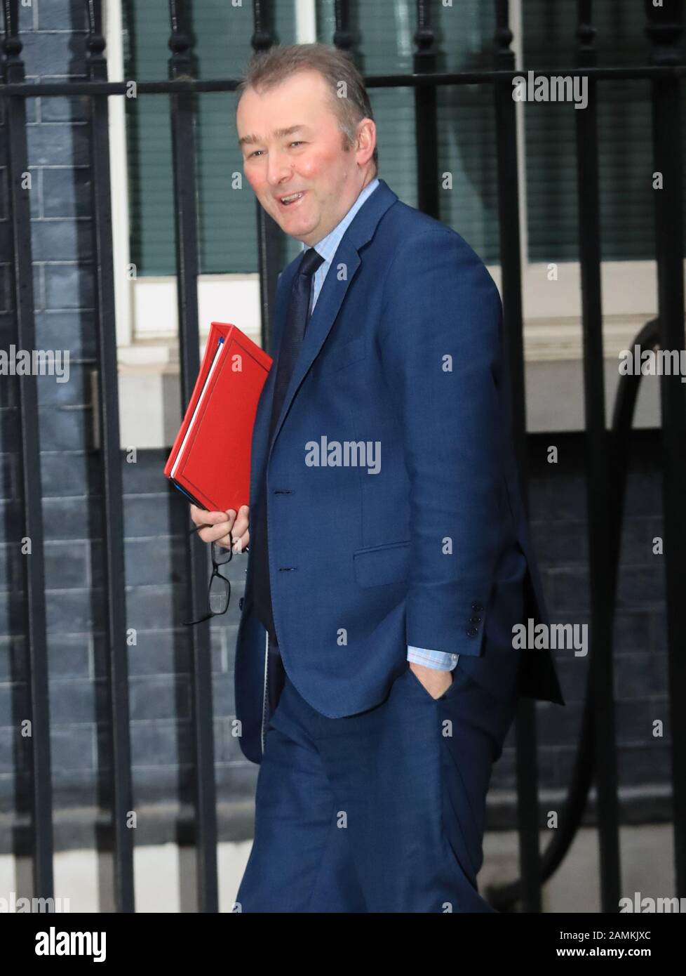 Der walisische Staatssekretär Simon hart kam zu einem Kabinettstreffen in der Downing Street, London. Stockfoto