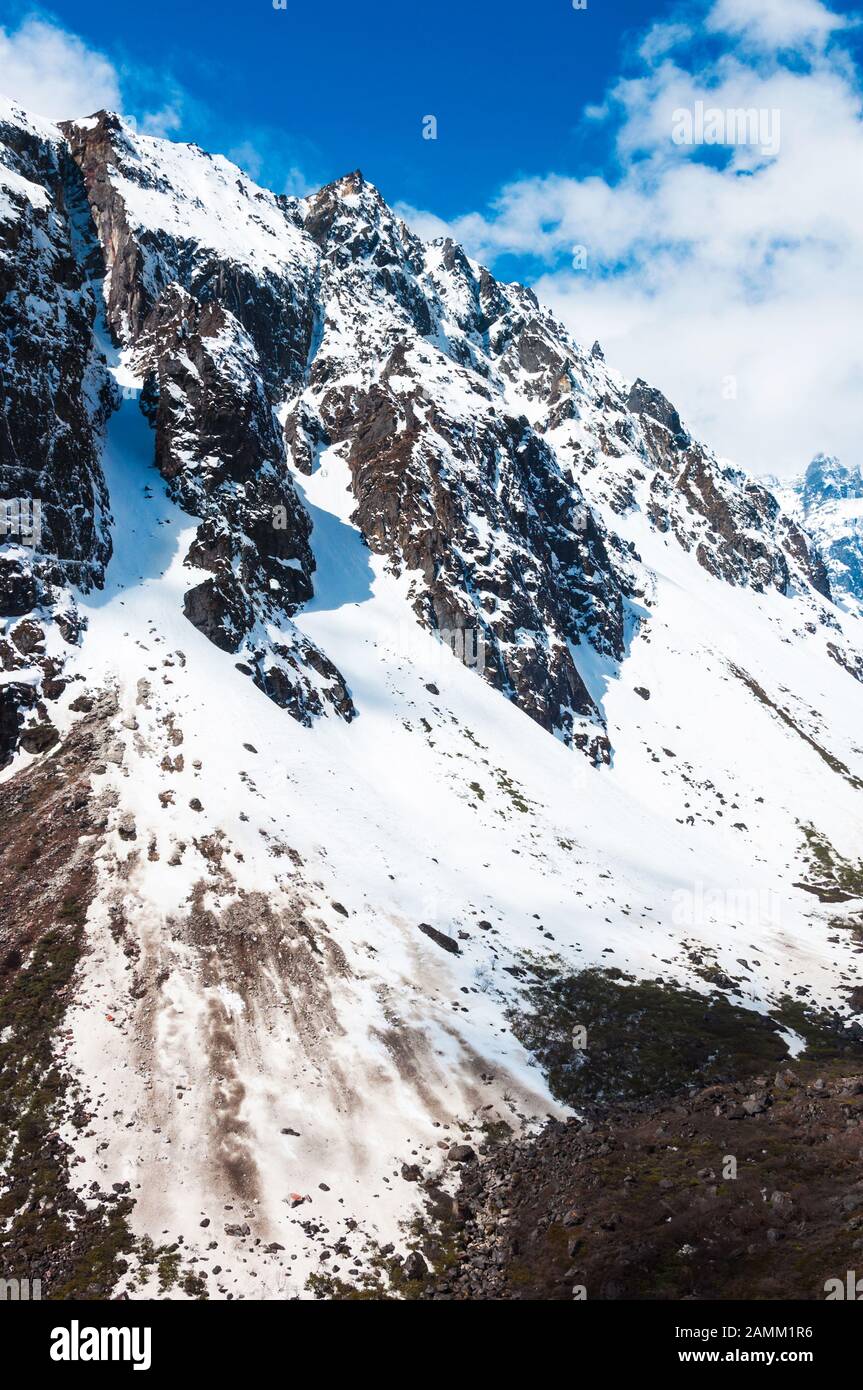 Chopta Tal im Norden Sikkim, Indien Stockfoto