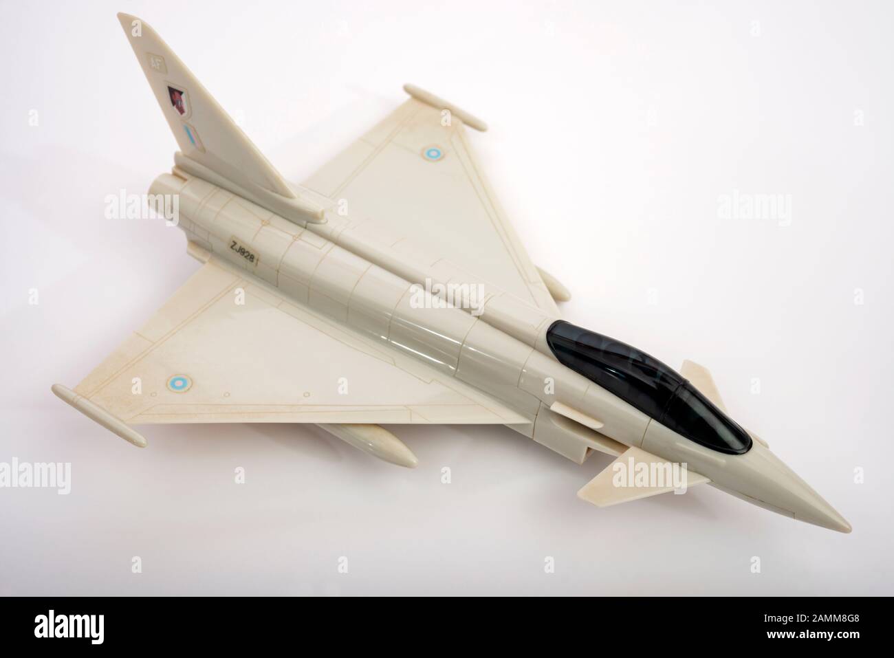 Italeri QuickBuild Typhoon fighter Jet Modell Stockfoto