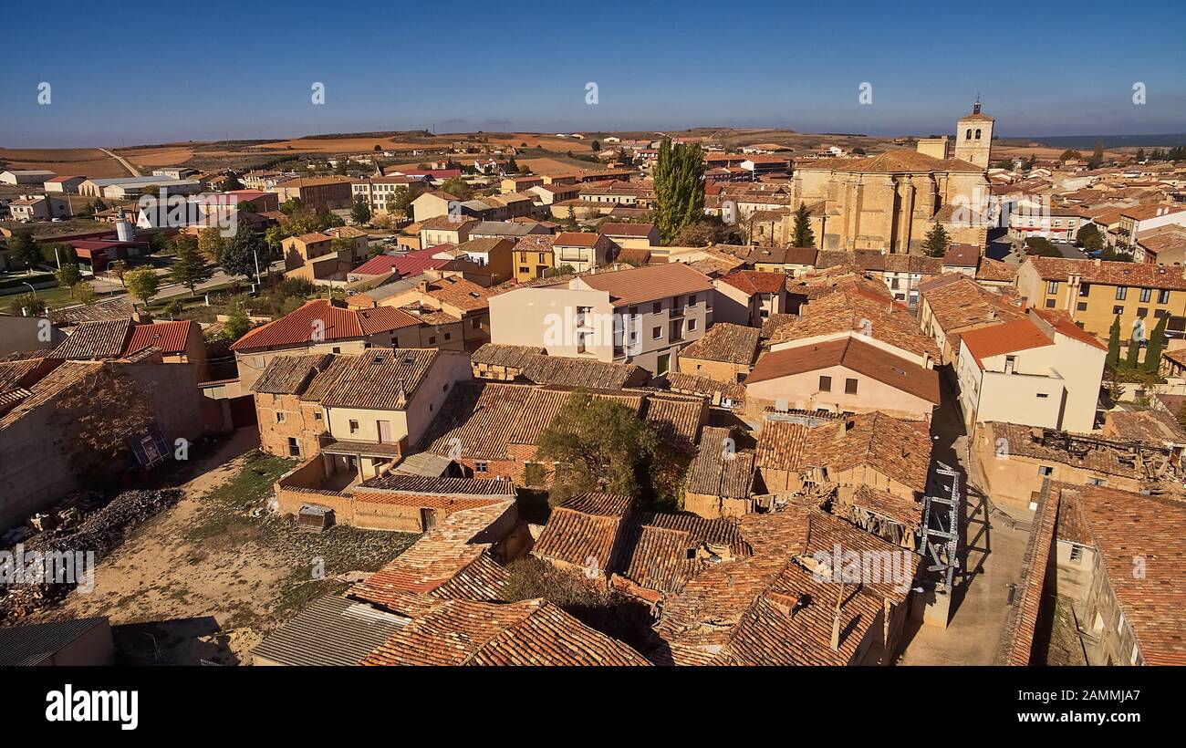 Berlanga de Duero ist eine schöne, mittelalterliche Stadt in der Provinz Soria, Spanien Stockfoto
