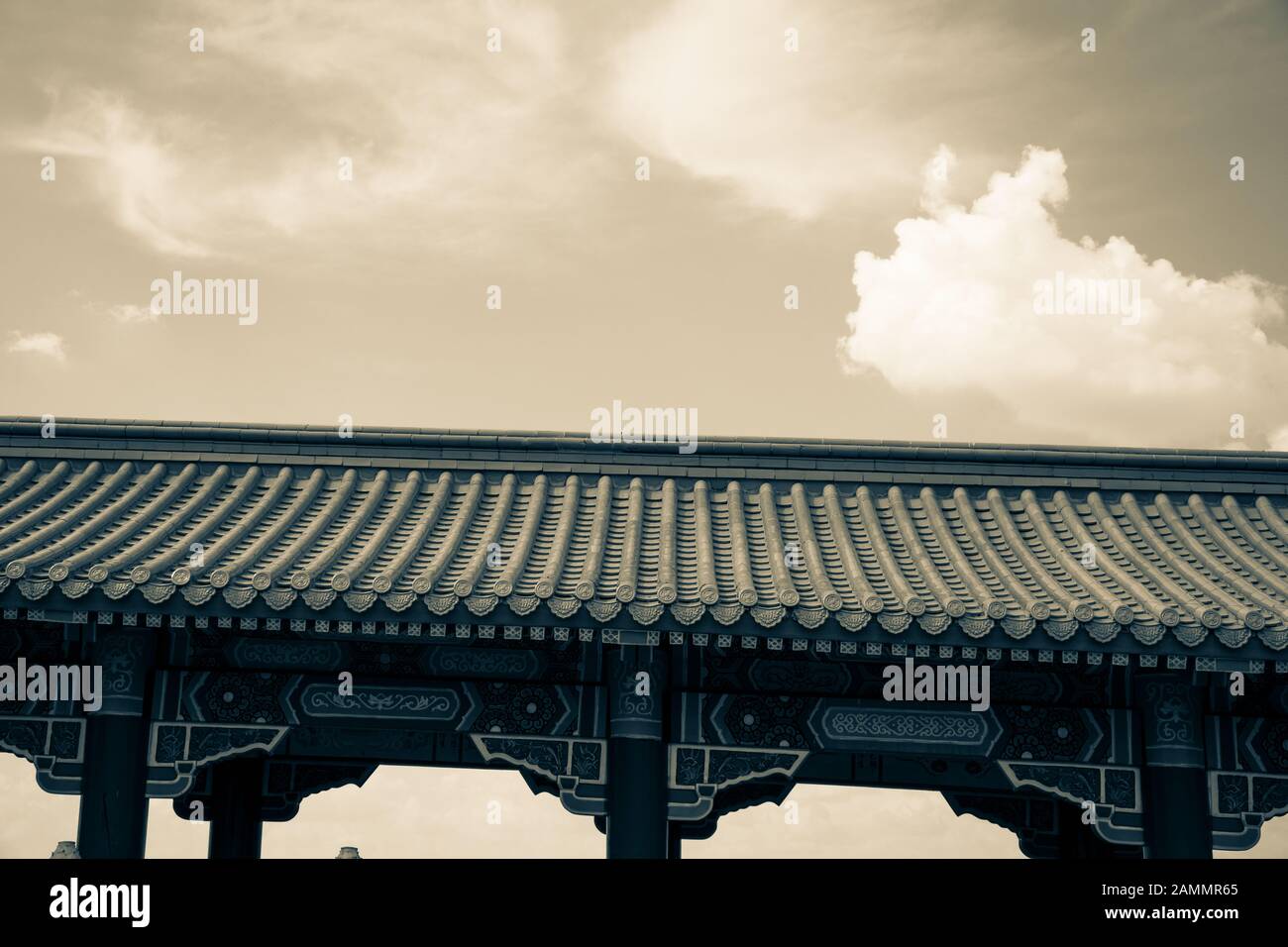 Die fo Guang Shan Nan Hua Temple Stockfoto