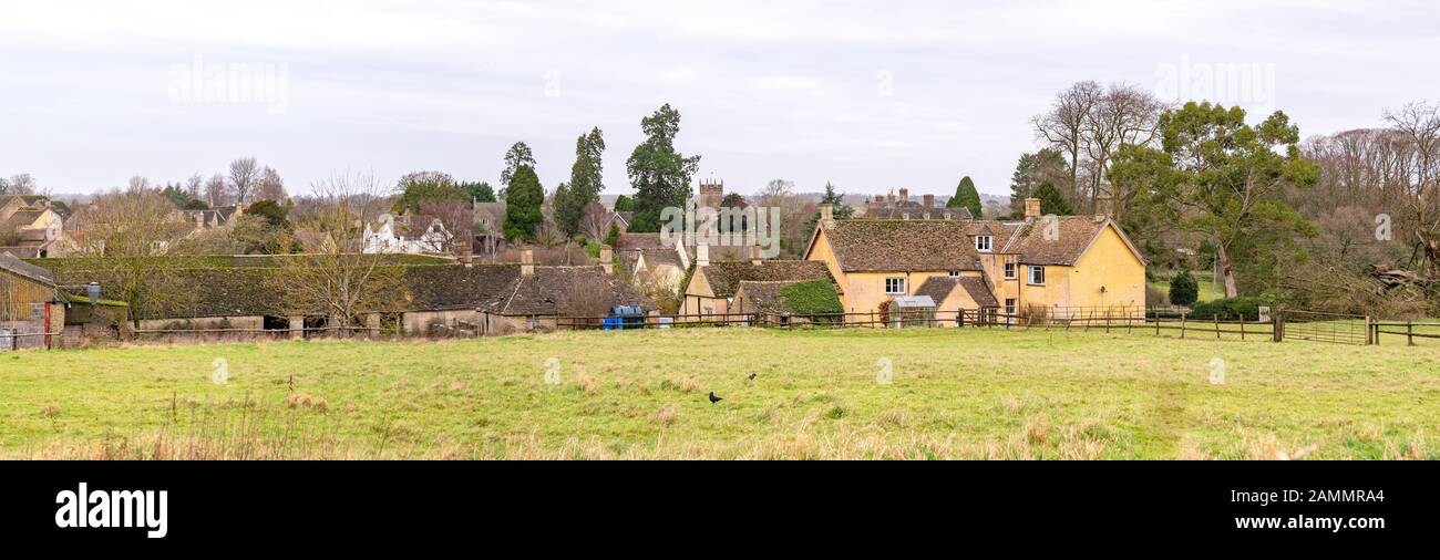 Sopworth ist ein kleines Dorf in Wiltshire, Cotswolds, England, Großbritannien Stockfoto