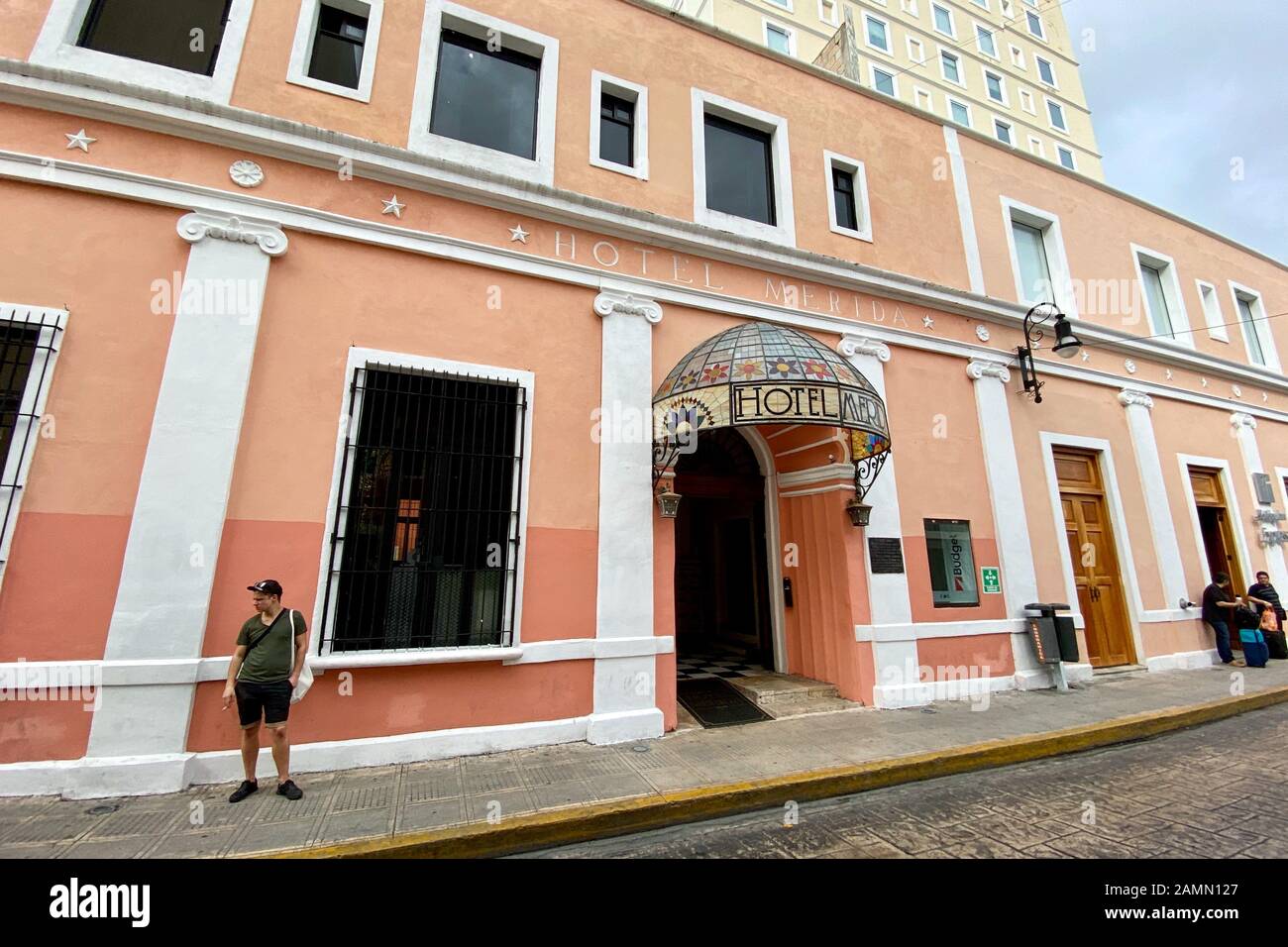 Hotel Merida, Merida, Mexiko. Stockfoto