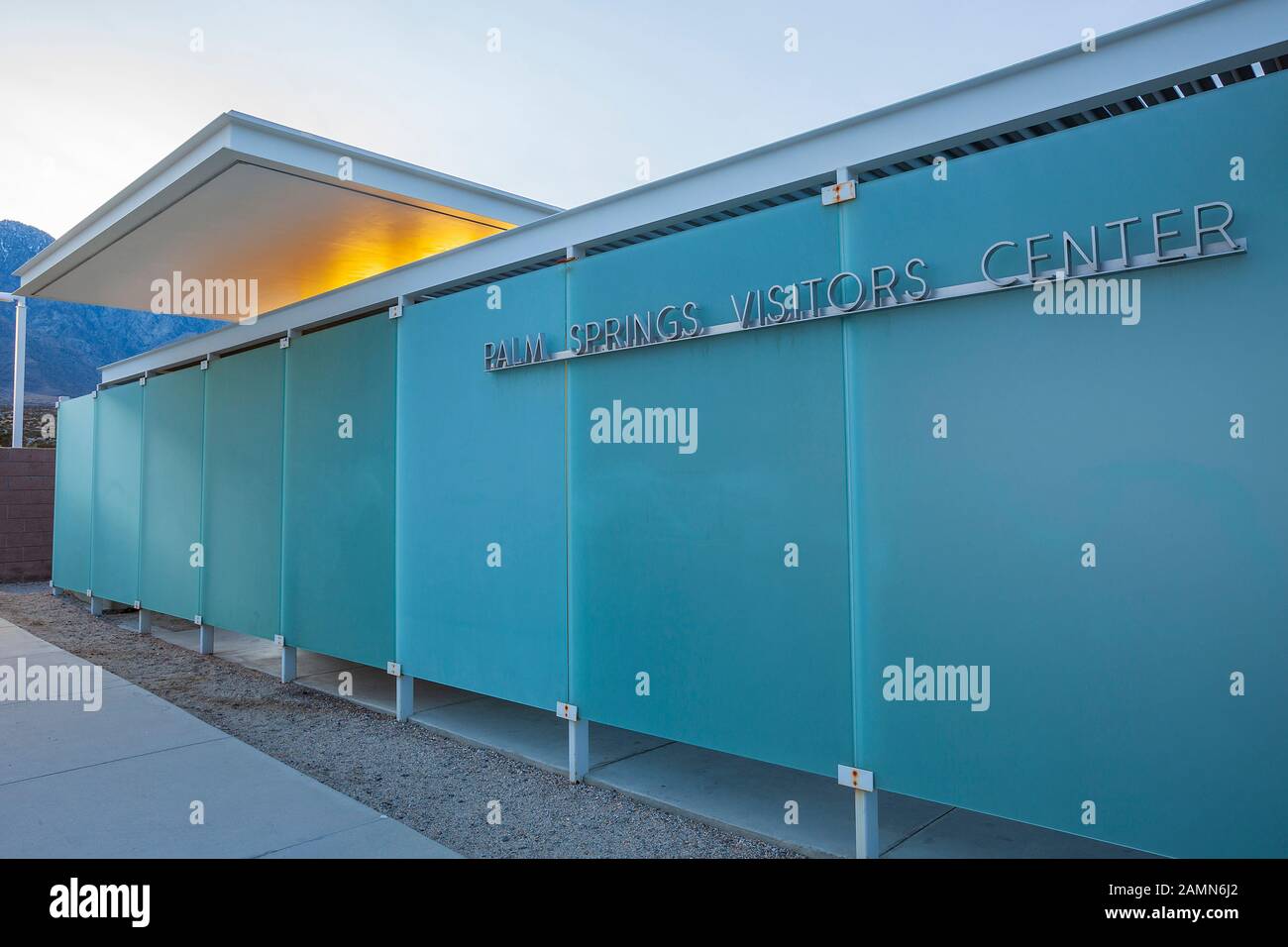 Palm Springs Besucherzentrum Stockfoto