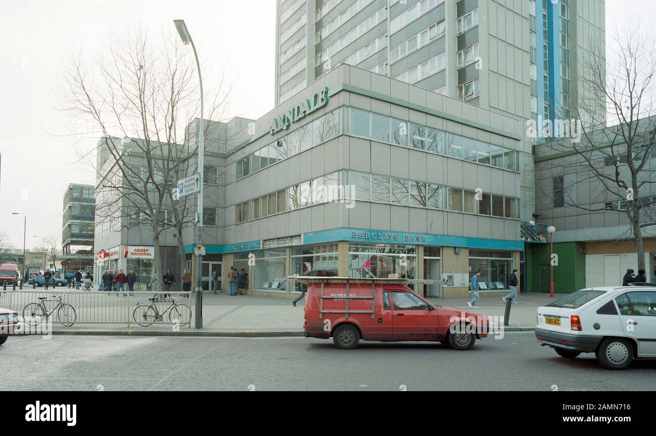 P & O Arndale Shopping Center in Wandsworth, London, im Jahr 1990 Stockfoto
