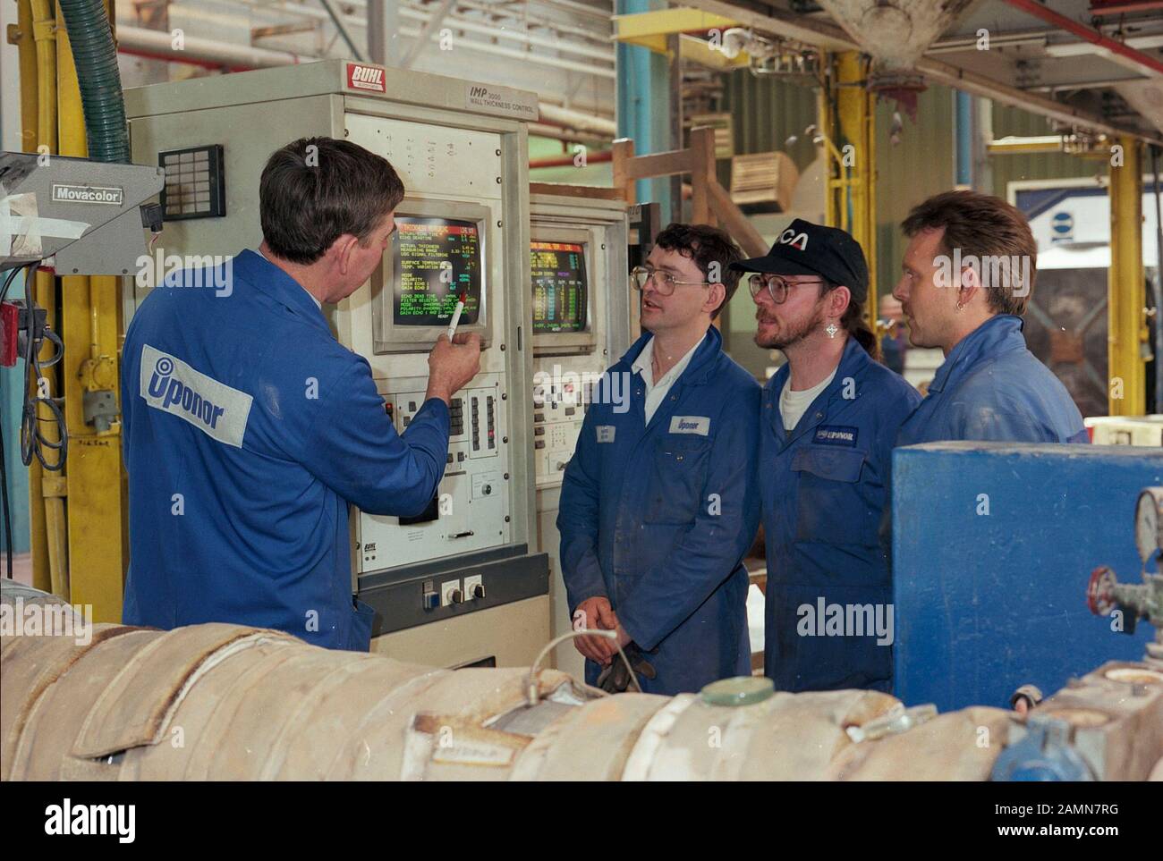 Leeds Training & Enterprise Council, at Work, in Nordengland, Großbritannien, im Jahr 1994 Stockfoto