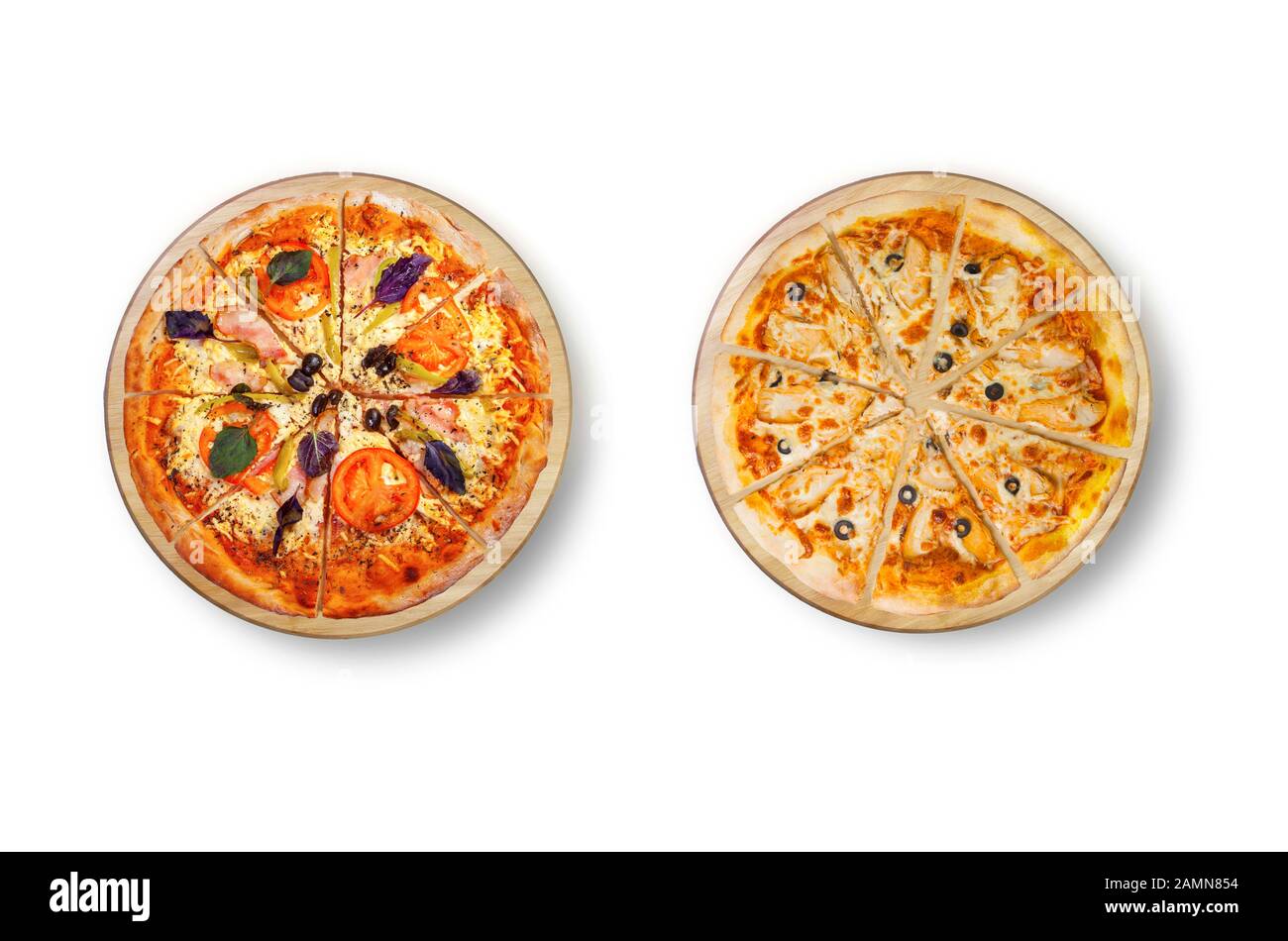 Pizza Teller DescriptionPizza ist ein Leckerbissen der italienischen Ursprungs, bestehend aus einem meist runde, flache Basis von gesäuerten Weizen-basierte Teig überstieg wit Stockfoto