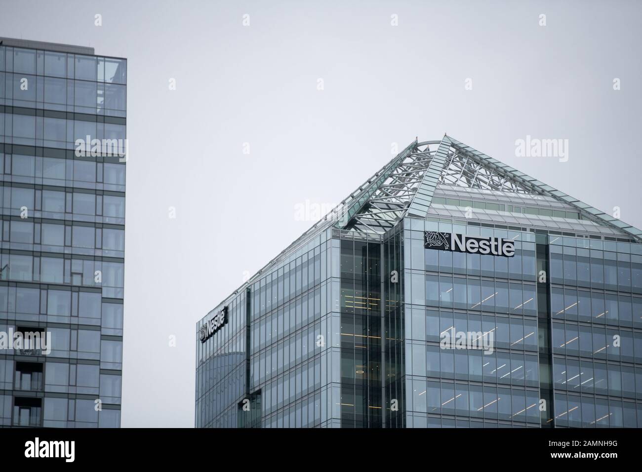 Eine allgemeine Ansicht des US-Hauptquartiers für Nestlé, wie sie am 13. Januar 2020 in Arlington, VA, zu sehen war. (Graeme Sloan/Sipa USA) Stockfoto