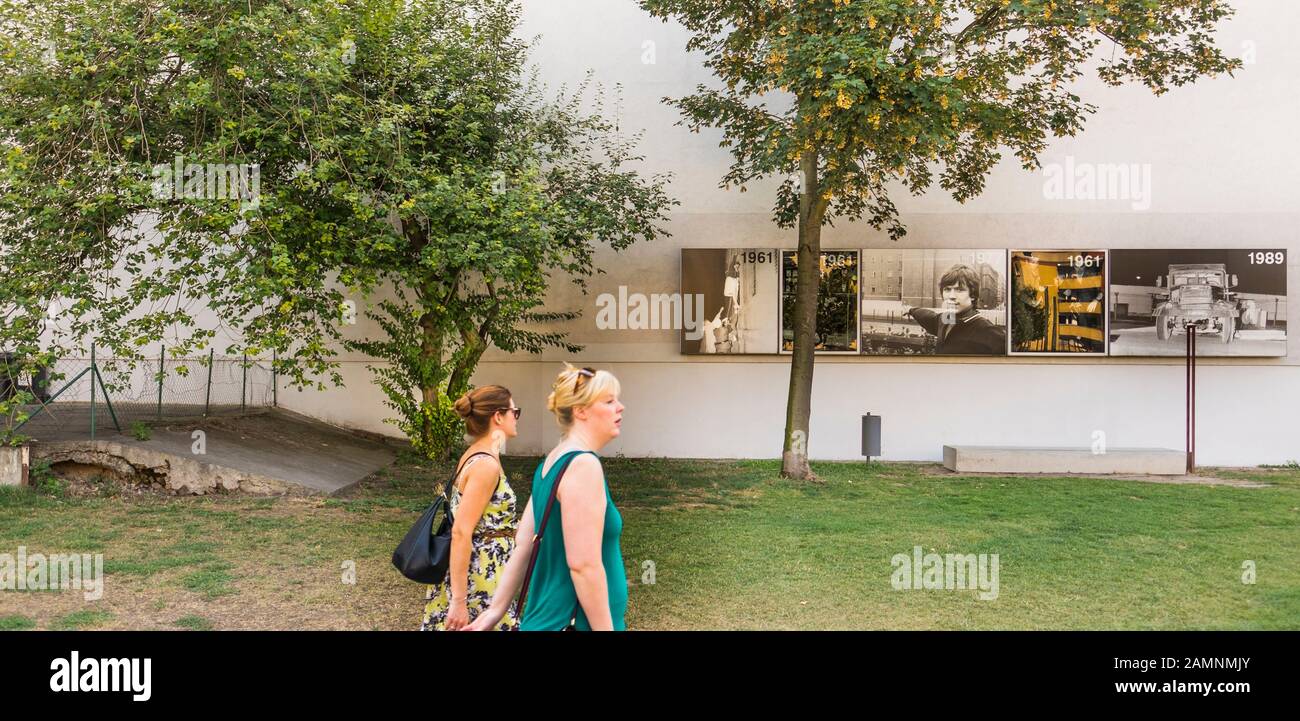 Gedenkstätte Berliner Mauer, Berliner Mauer Gedenkstaette Stockfoto