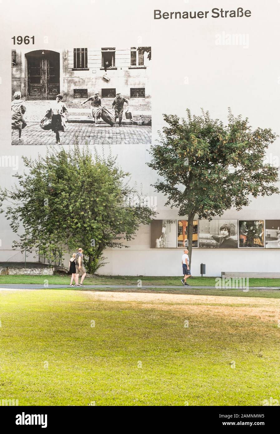 Gedenkstätte Berliner Mauer, Berliner Mauer Gedenkstaette Stockfoto
