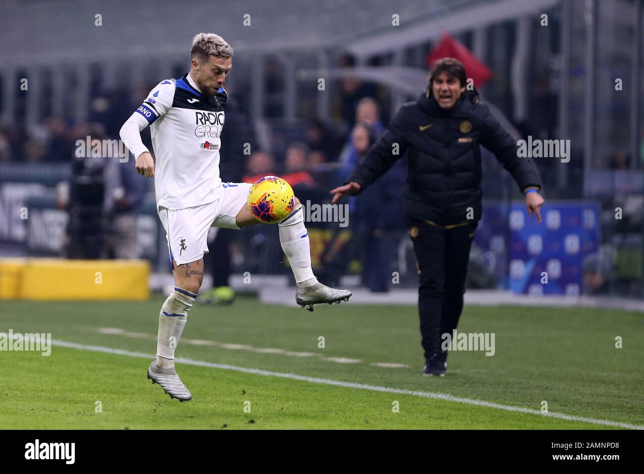 Mailand, Italien. Januar 2020. Italienische Serie A . FC Internazionale gegen Atalanta Calcio. Alejandro Gomez von Atalanta Bergamasca Calcio. Stockfoto