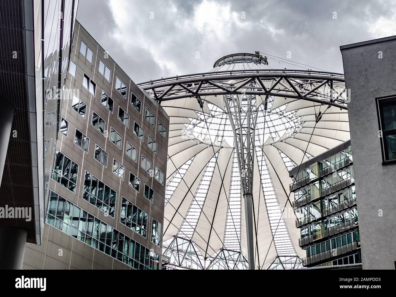Sony Center am Potsdamer Platz, Berlin Stockfoto